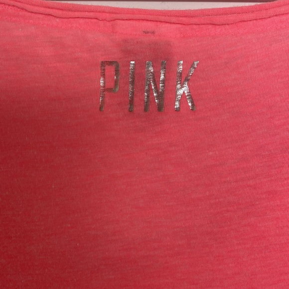 VICTORIA SECRET /PINK !!! THIS SHIRT can be DAY or NIGHT 💤💤 GLITTER LETTERS 🐙 - Picture 5 of 6